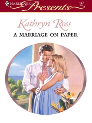 cover image of A Marriage on Paper